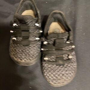 Amazon Kids Black Textured Sneakers